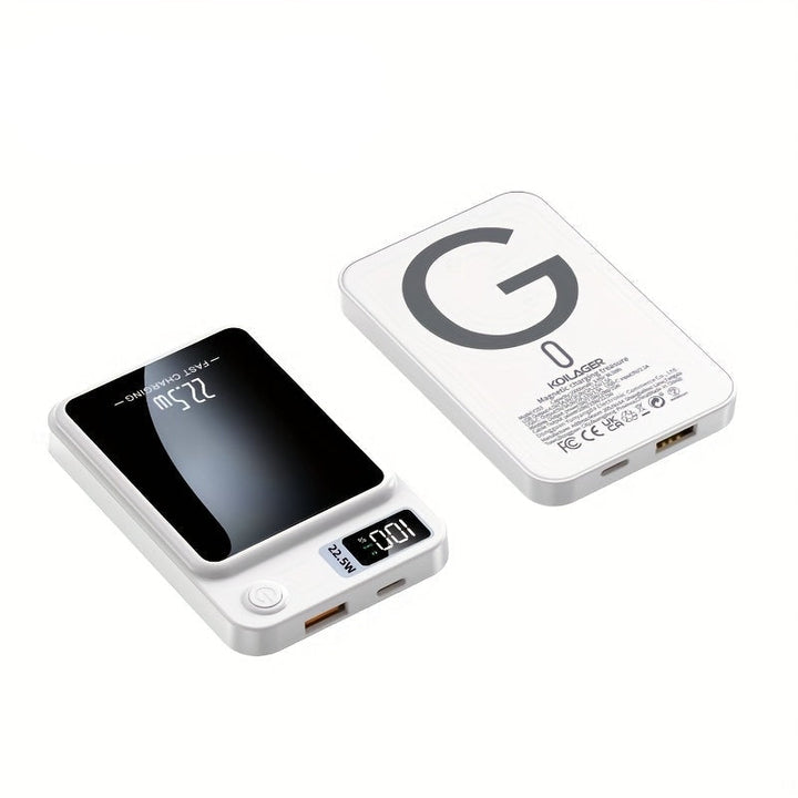 Magnetic Power Bank – Ultra-Slim with Super-Fast Wireless Charging