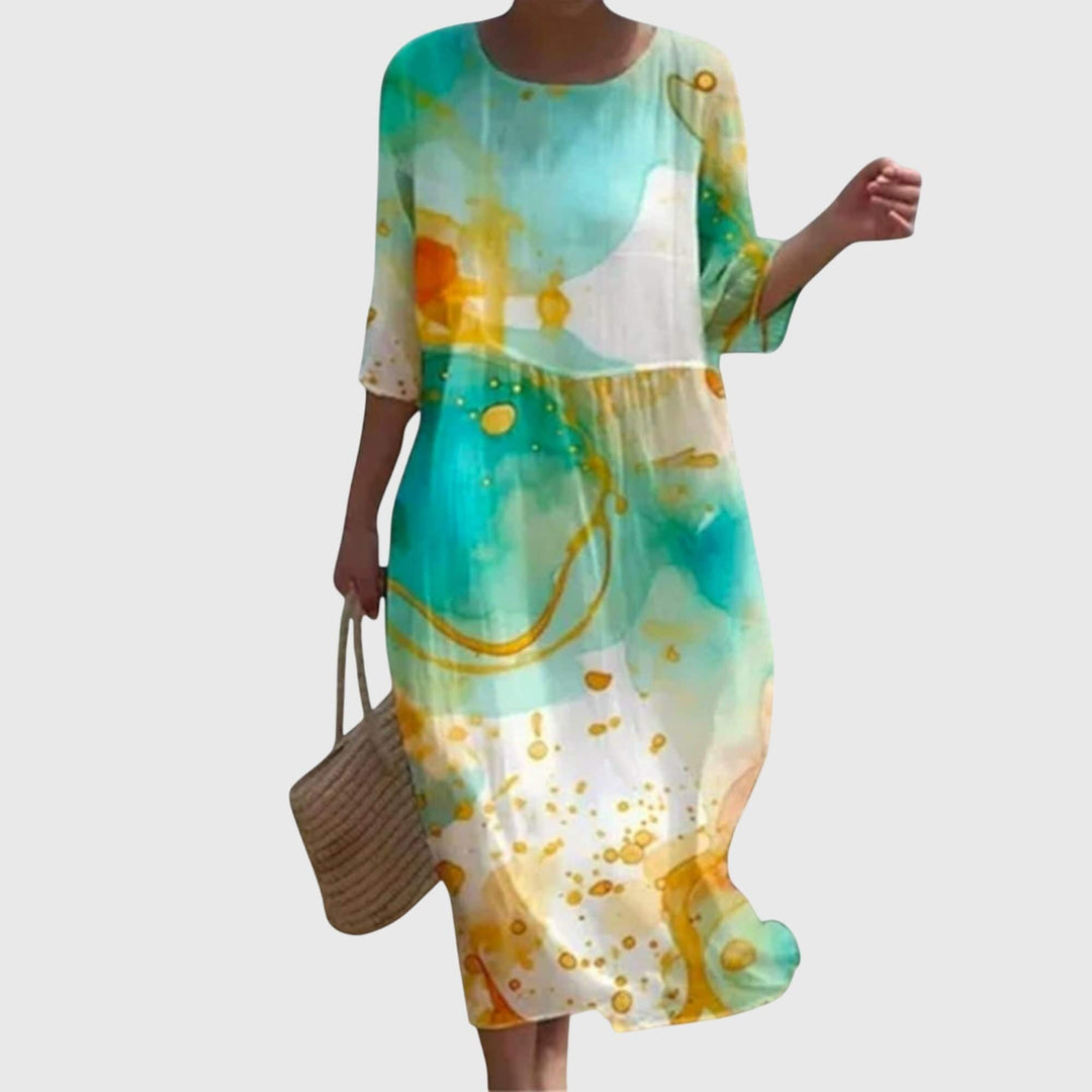 Hayley™  |  Stylish Floral Maxi Dress