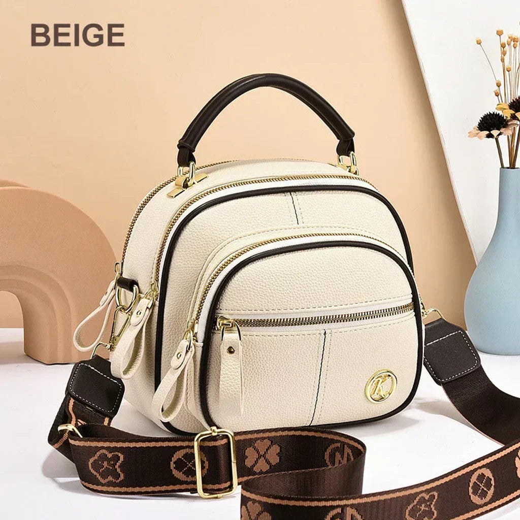 Gaia Mini Chic Crossbody Shoulder Bag, view 9 - Elena Harper