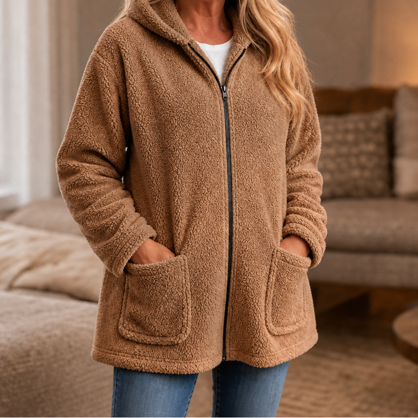 Emma | Cozy and Modern Oversized Hoodie with Zipper