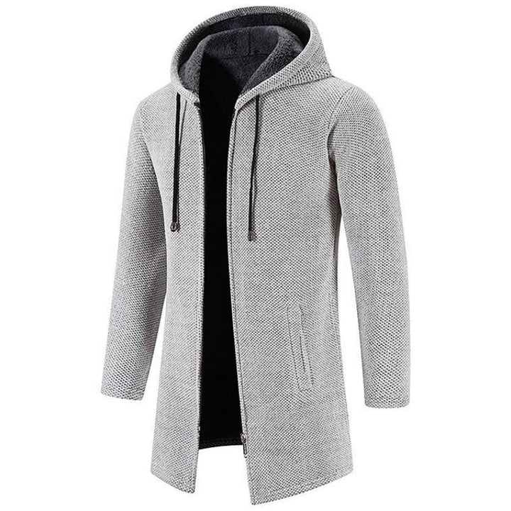 Gilbert Fleece Zipper Cardigan, view 4 - Elena Harper