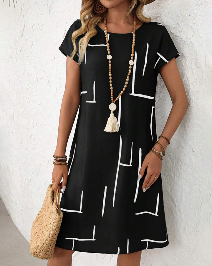 RELAXED FIT VACATION DRESS FOR WOMEN