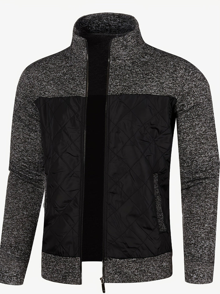 LAURENT MONACO | HIGH COLLAR ZIPPER JACKET FOR MEN