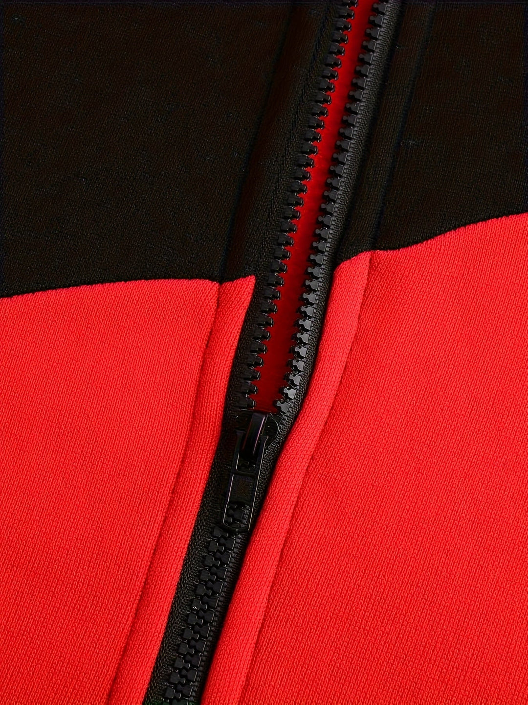 Bryce Color Block Zip-Up Hooded Jacket, view 5 - Elena Harper