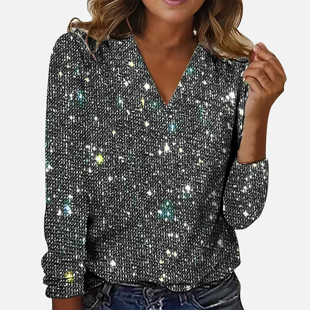 Ruby - Festive blouse to shine at Christmas