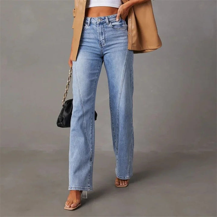 Wide Leg Jeans for Women with High Waist Fit