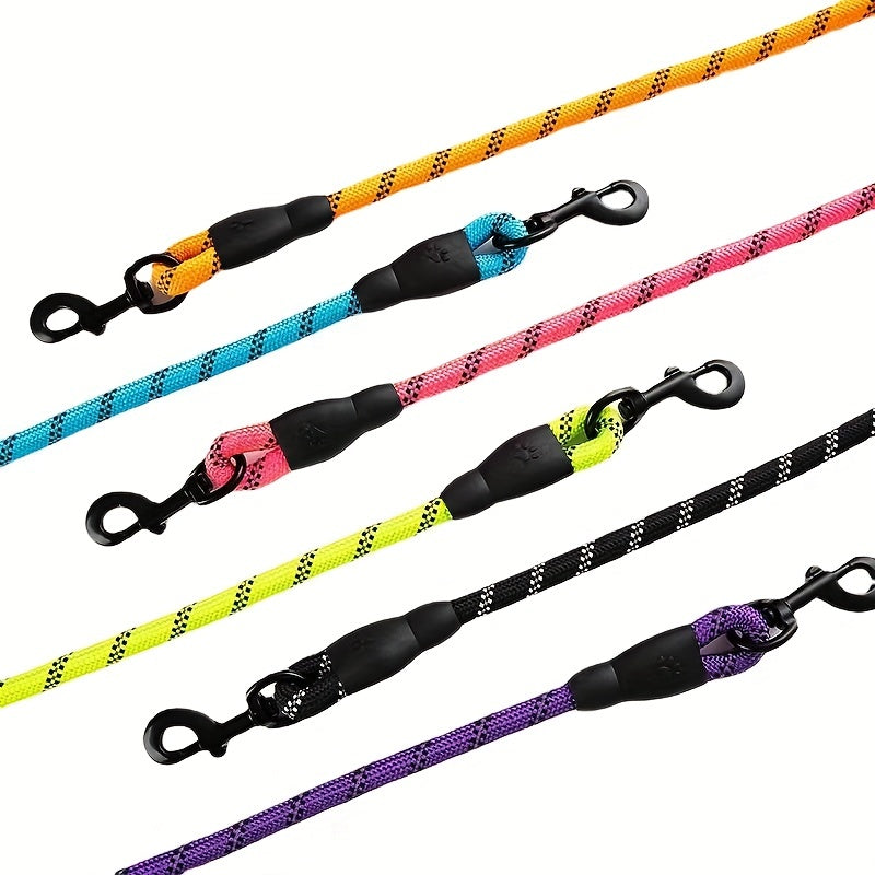 Reinforced Reflective Dog Lead with Padded Handle – Durable and Safe for Strong Dogs