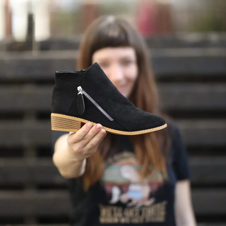 Daniela | Elegant and Modern Tassel Ankle Boots
