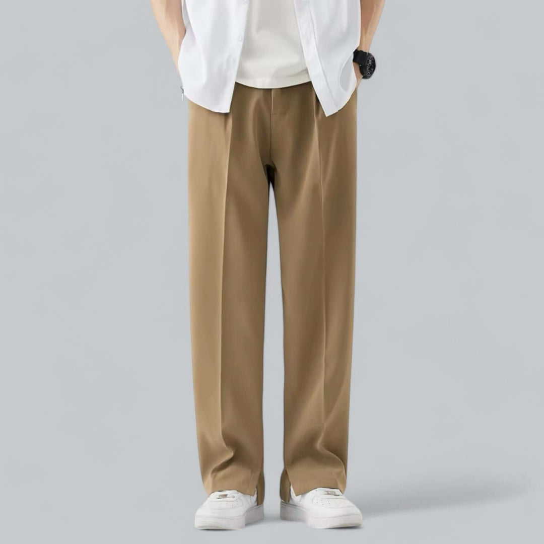 Men's Straight Leg Trousers, view 9 - Elena Harper