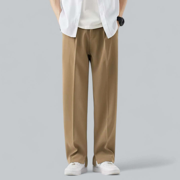 Men's Straight Leg Trousers, view 9 - Elena Harper