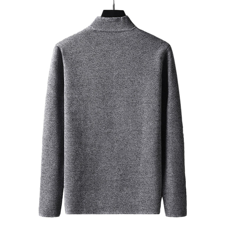 Men's Knit Jacket with Mao Collar - Karl