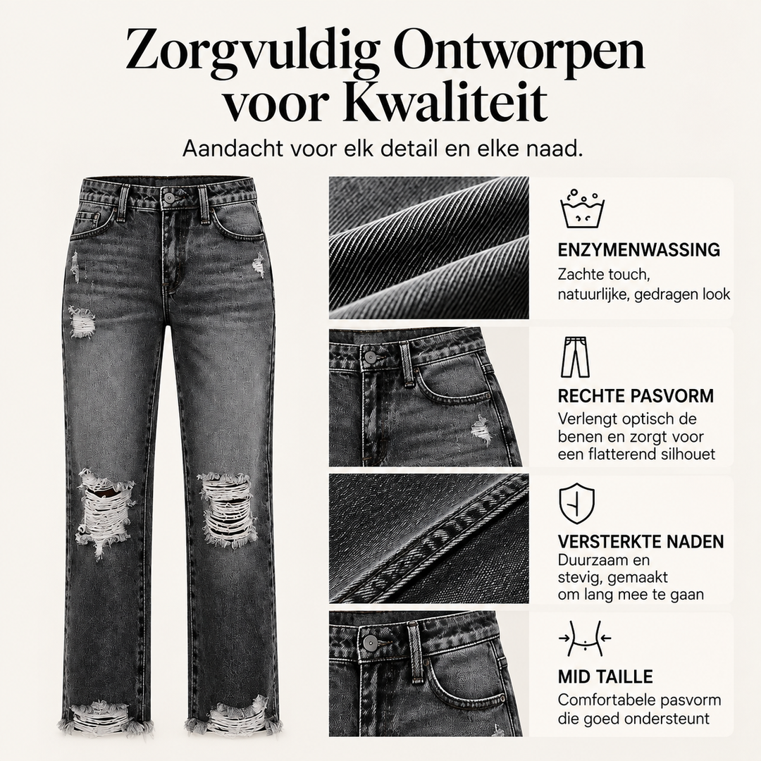Jade™ | Trendy Ripped Jeans