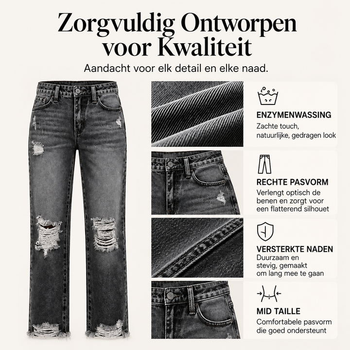 Jade™ | Trendy Ripped Jeans