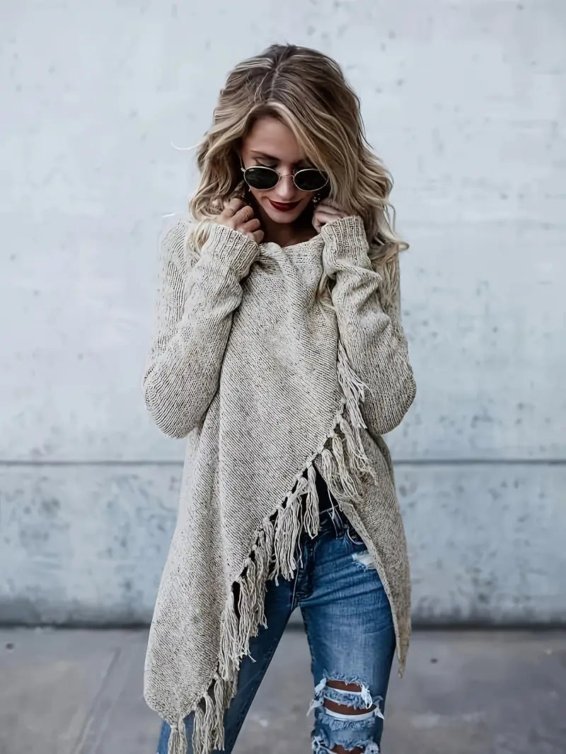 Noor - Turtleneck Tunic Sweater