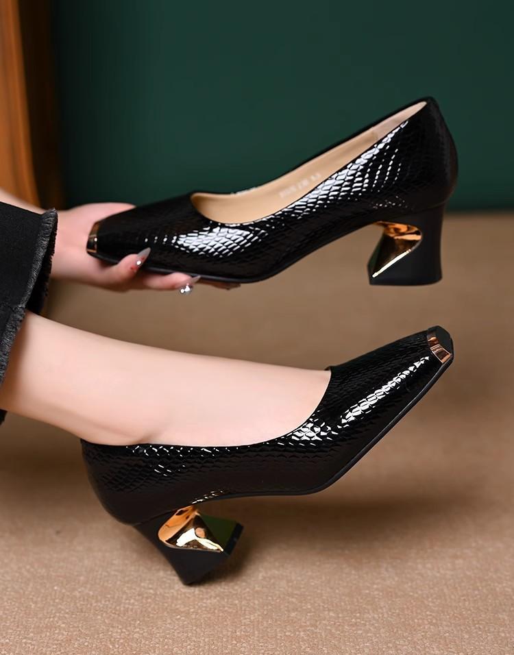 Amaris Classic Block Heel Pumps with Soft Sole, view 5 - Elena Harper