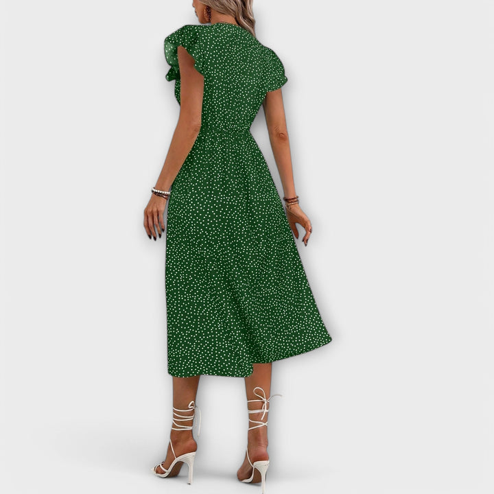 Maribeth Elegant A-line Dress, view 6 - Elena Harper