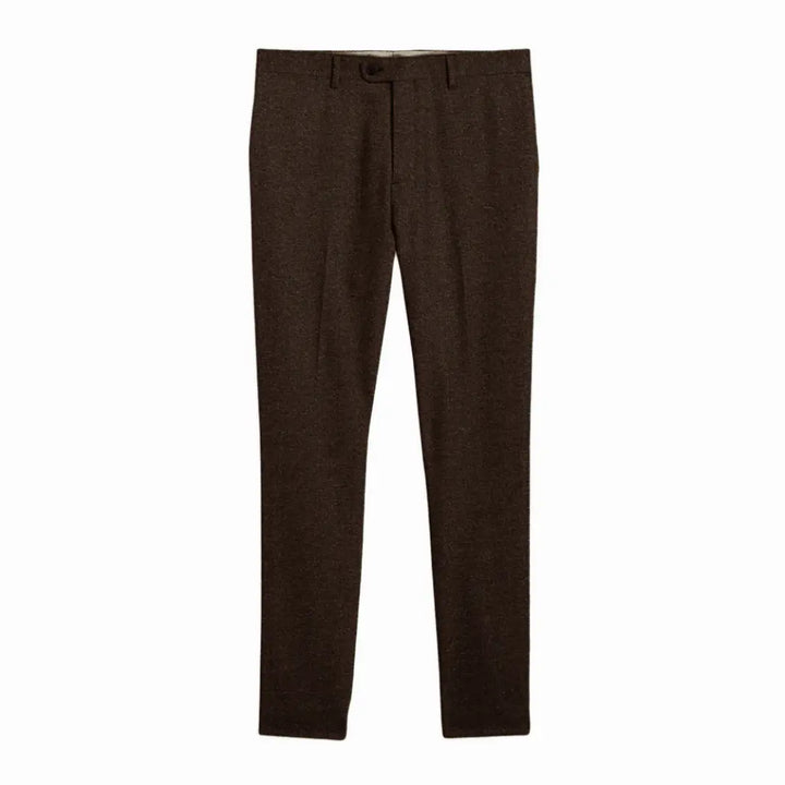 Harrington Oxford Men Wedding Three‑Piece Suit Tweed - Elena Harper