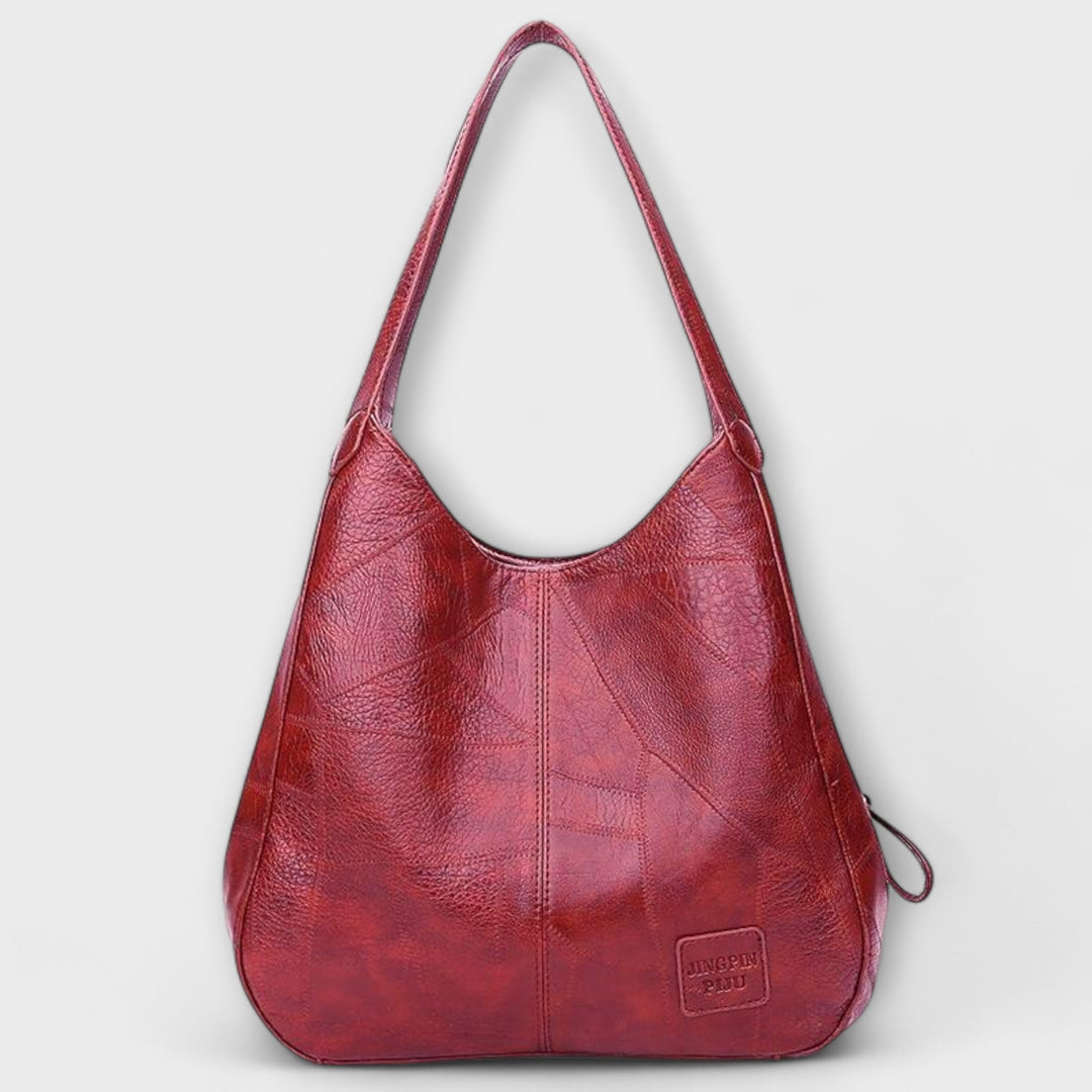 Women's Vintage Leather-Look Bag – Elegant Classic Style for Everyday Use