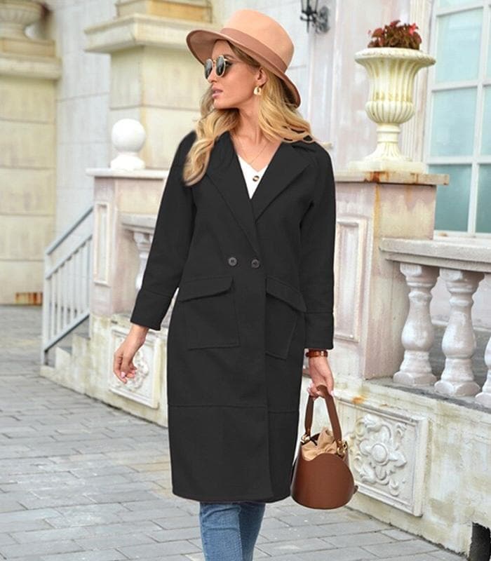 Premium Long Coat for Women – Elegant and Warm