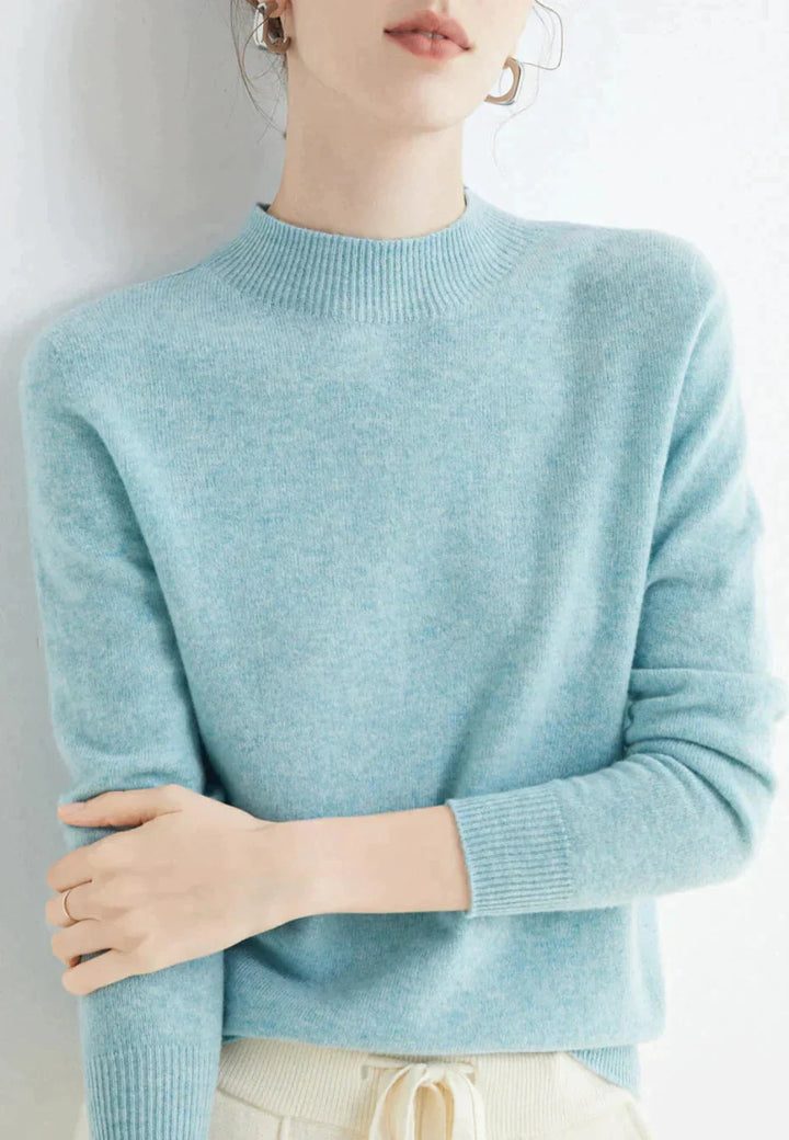 Clara Soft and Elegant Women's Cashmere Sweater, view 7 - Elena Harper