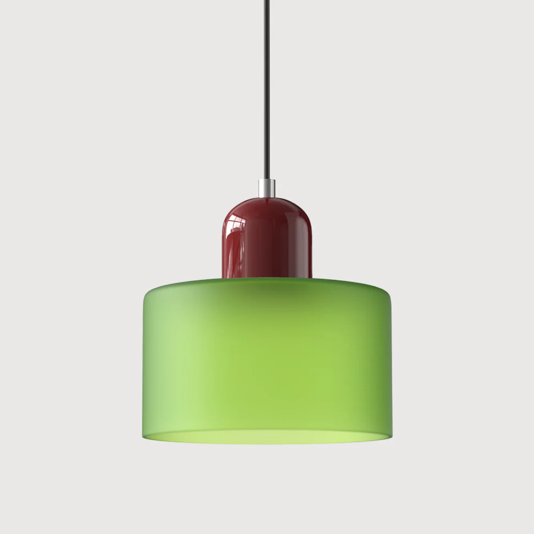 Retro Glass Pendant Lamp with Adjustable Cord