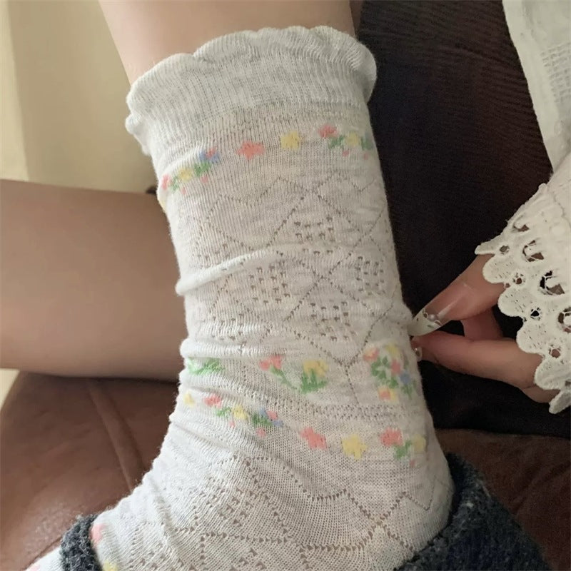 Casual Floral Socks