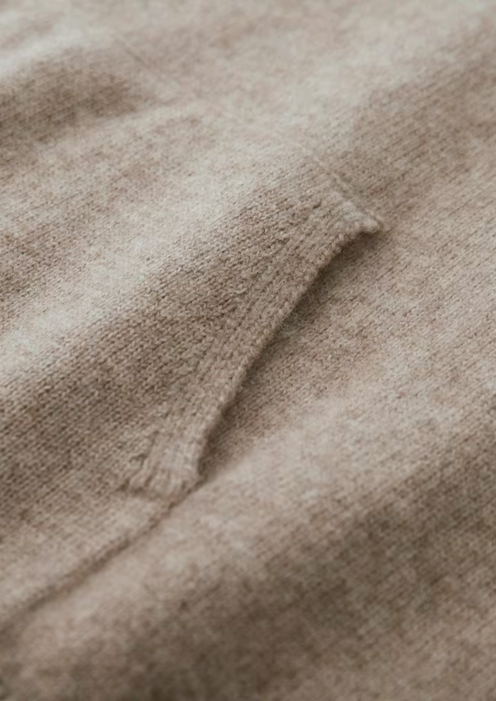 Emma & Rose cashmere essential hoodie — premium knitwear