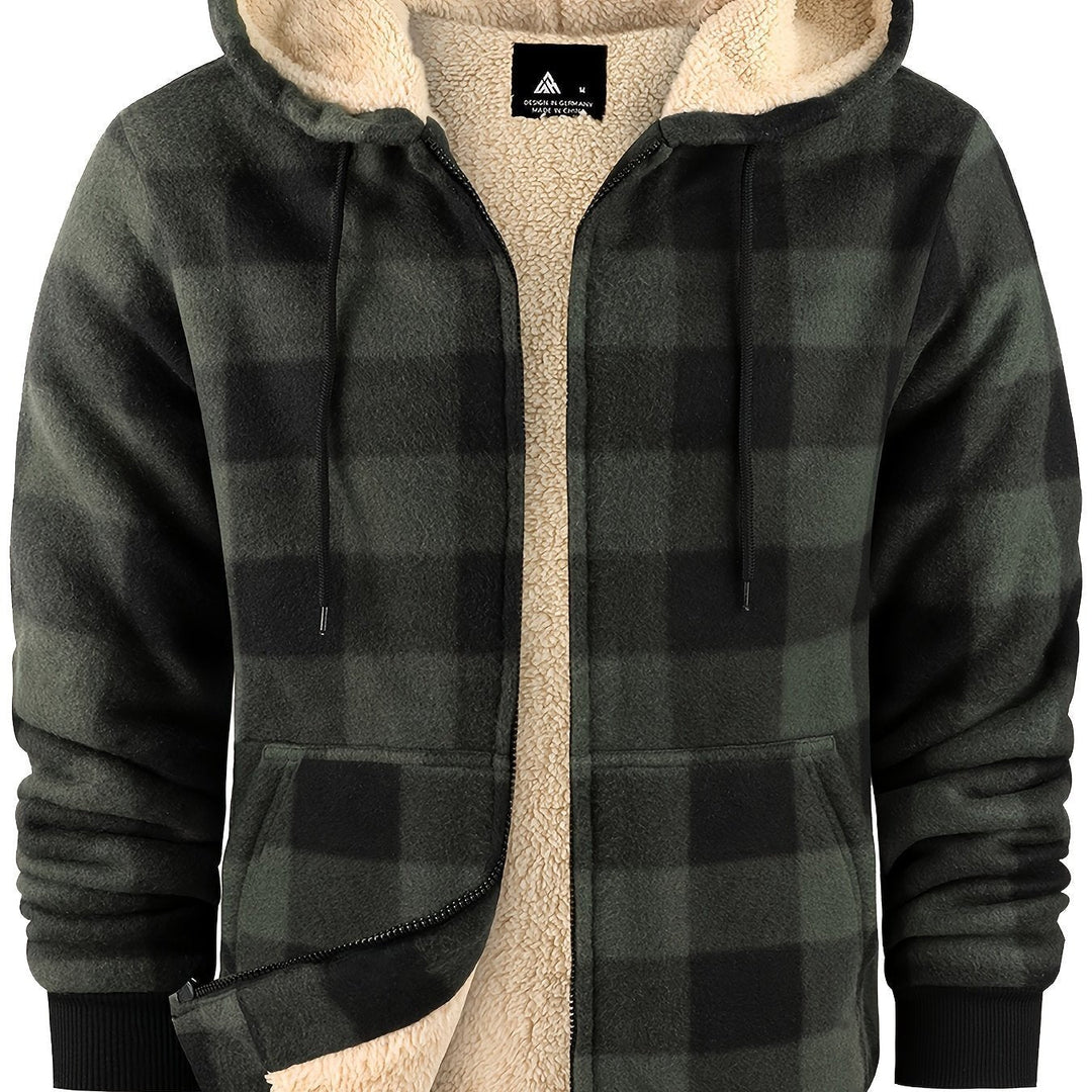 Klara | Cozy and Warm Flannel Hooded Jacket