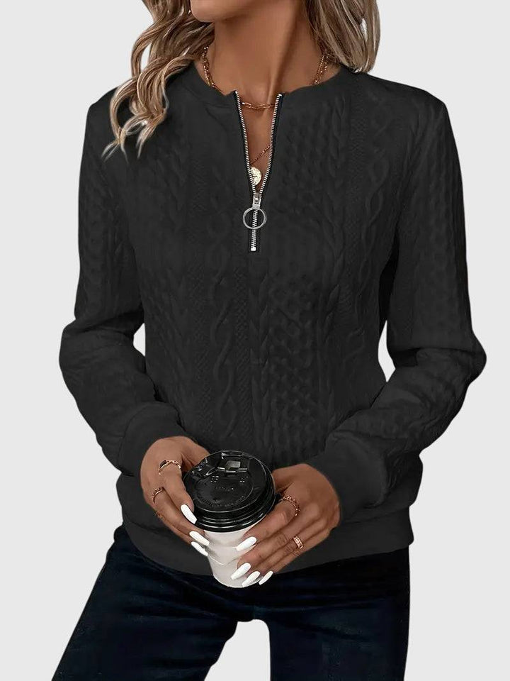 Nora™  |  Zipped Sweater