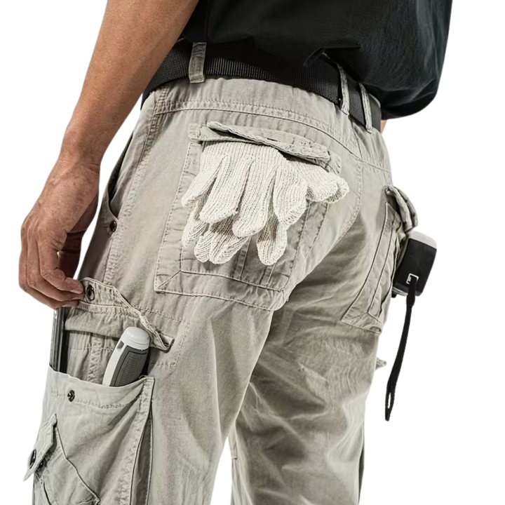 Men’s Tactical Hiking Shorts - Multi Pocket - Adjustable Fit
