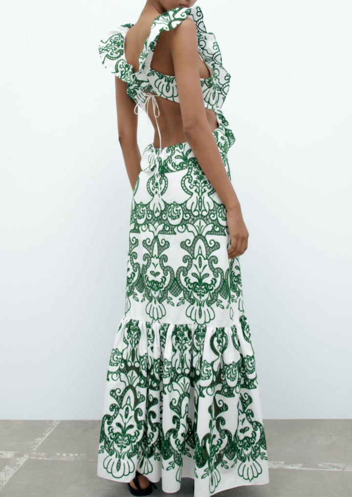 Haven Ruffled Maxi Dress - Elena Harper
