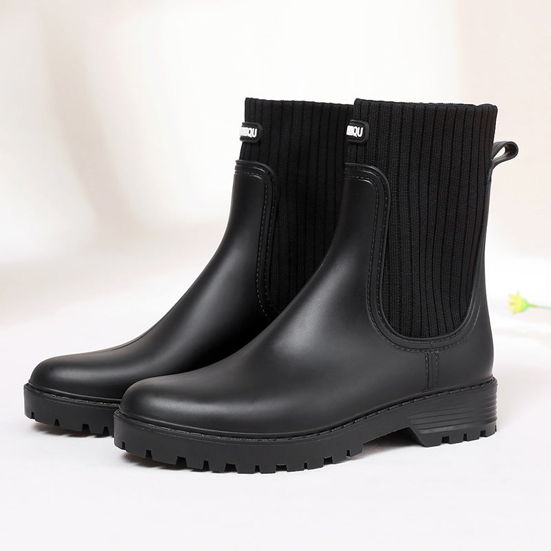 Comfortable and Waterproof Rain Boots for Women EB