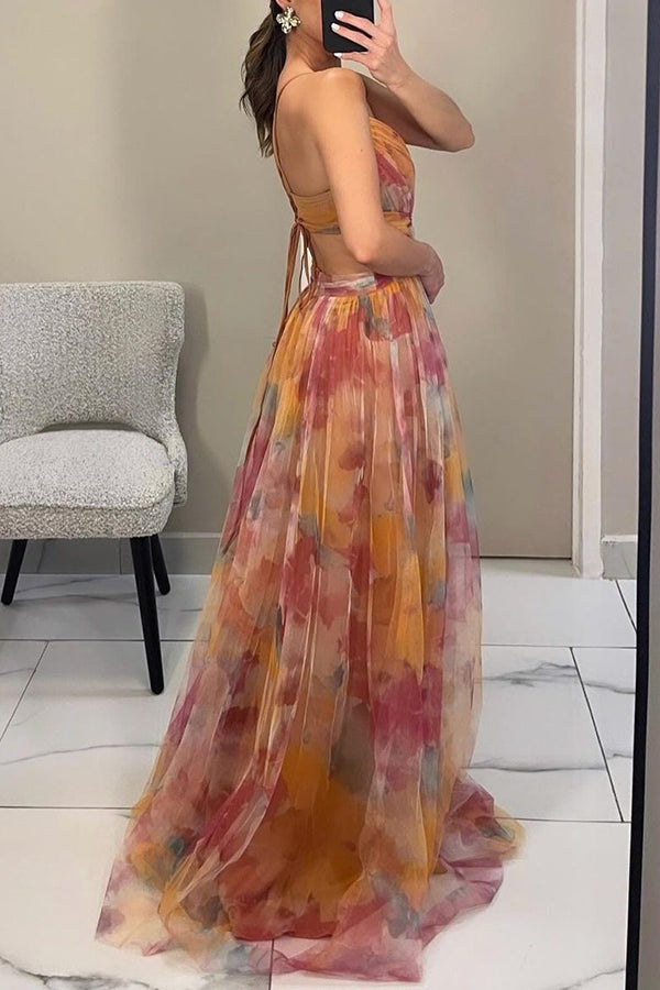 Eléna™  |  Elegant Floral Long Dress