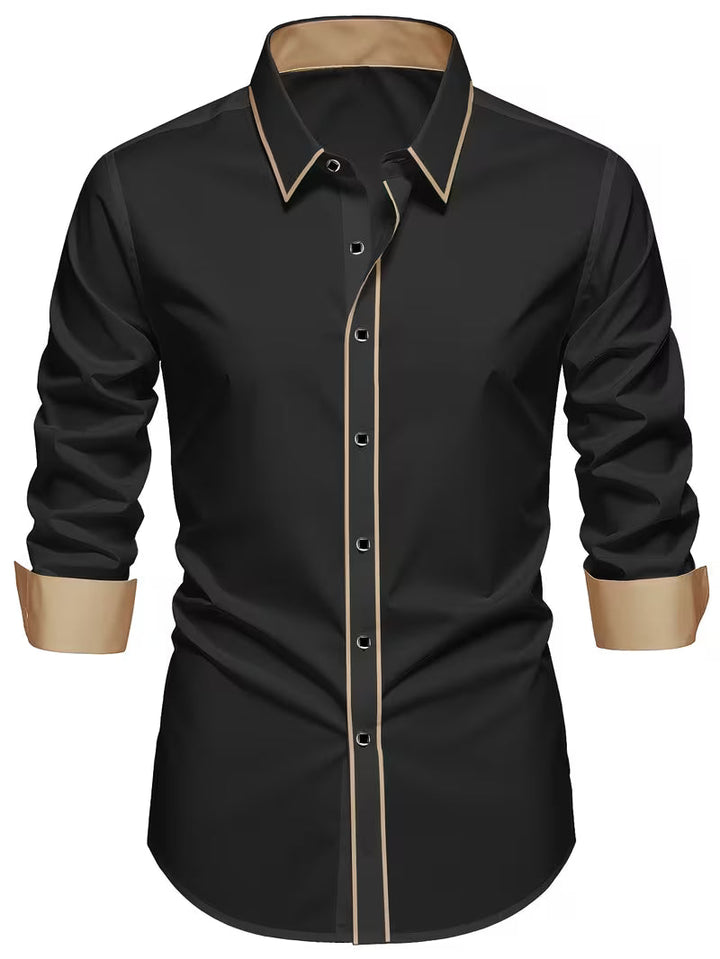 Daven Casual Business Shirt in Slim Fit - Elena Harper