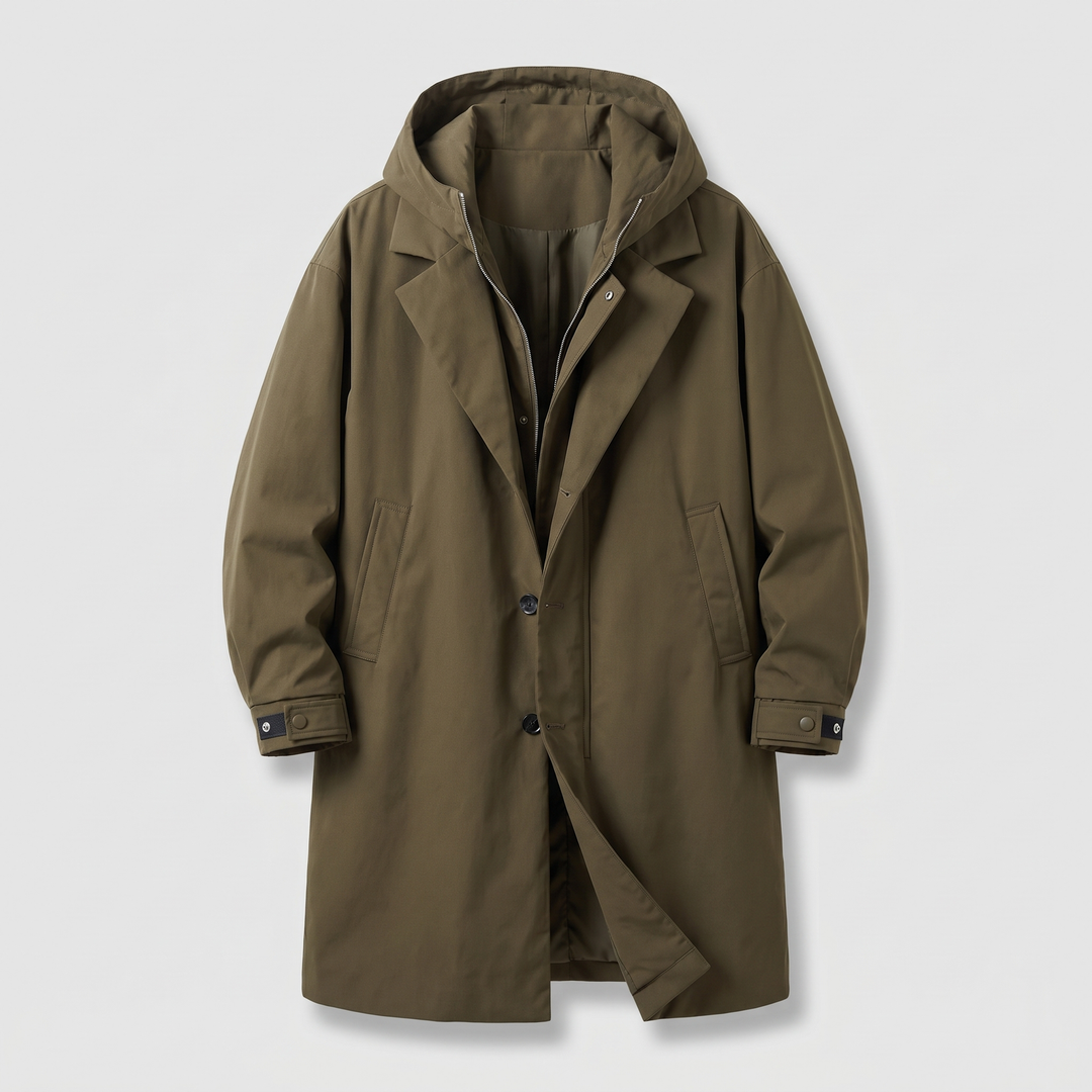 Leon | Lightweight Men's Waterproof Jacket with Hood for Changeable Weather