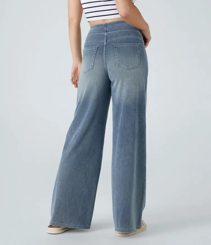 Solène - Relaxed Fit Wide-Leg Jeans
