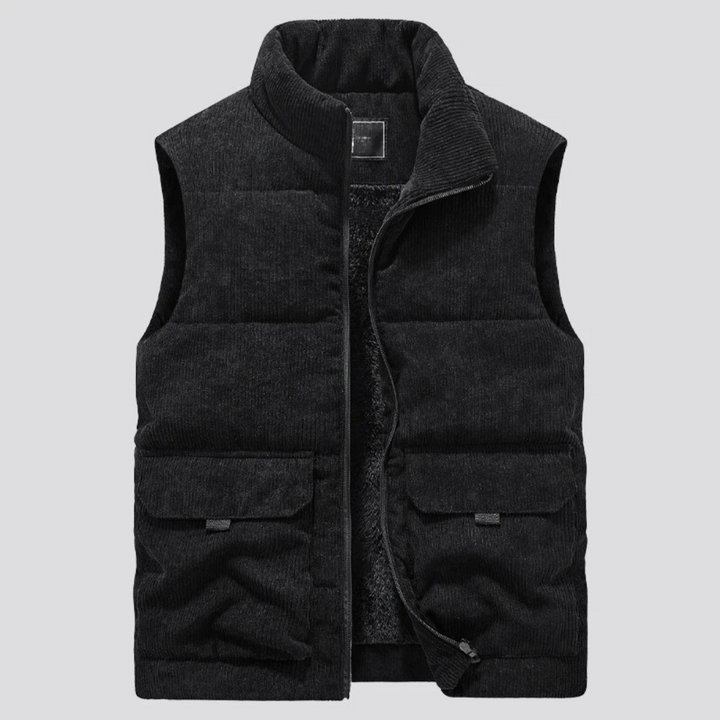LAURENT MONACO | DOUBLE-FACED CORDUROY VEST