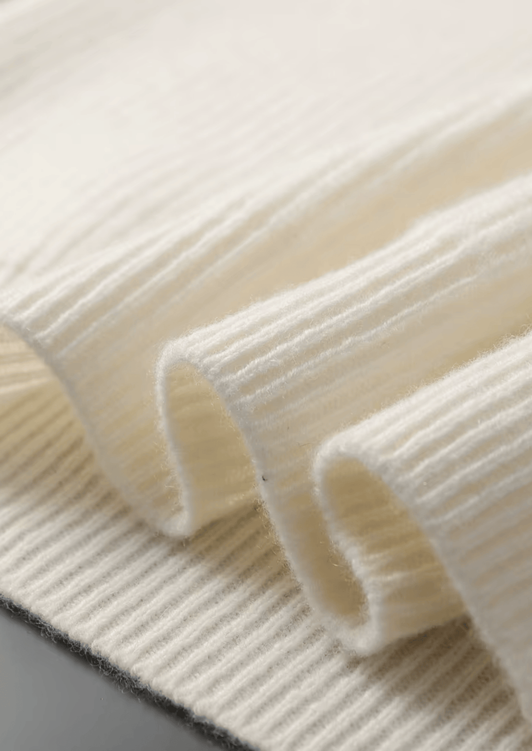 Emma & Rose ribbed cashmere V-neck sweater — premium winter knitwear