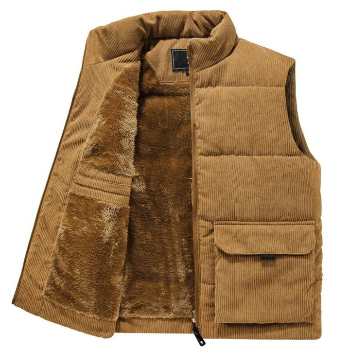 LAURENT MONACO | DOUBLE-FACED CORDUROY VEST