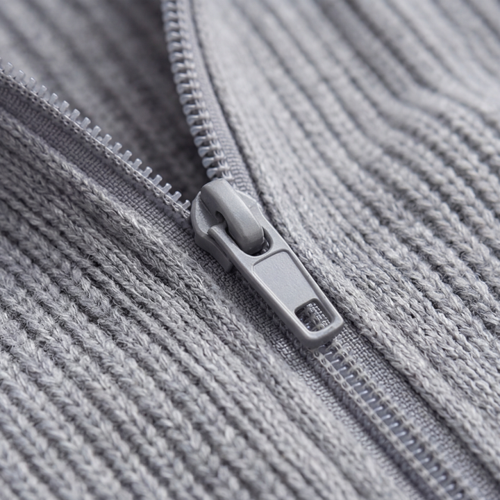 Covena Soft Knit Zip Up Cardigan with Pockets - Elena Harper