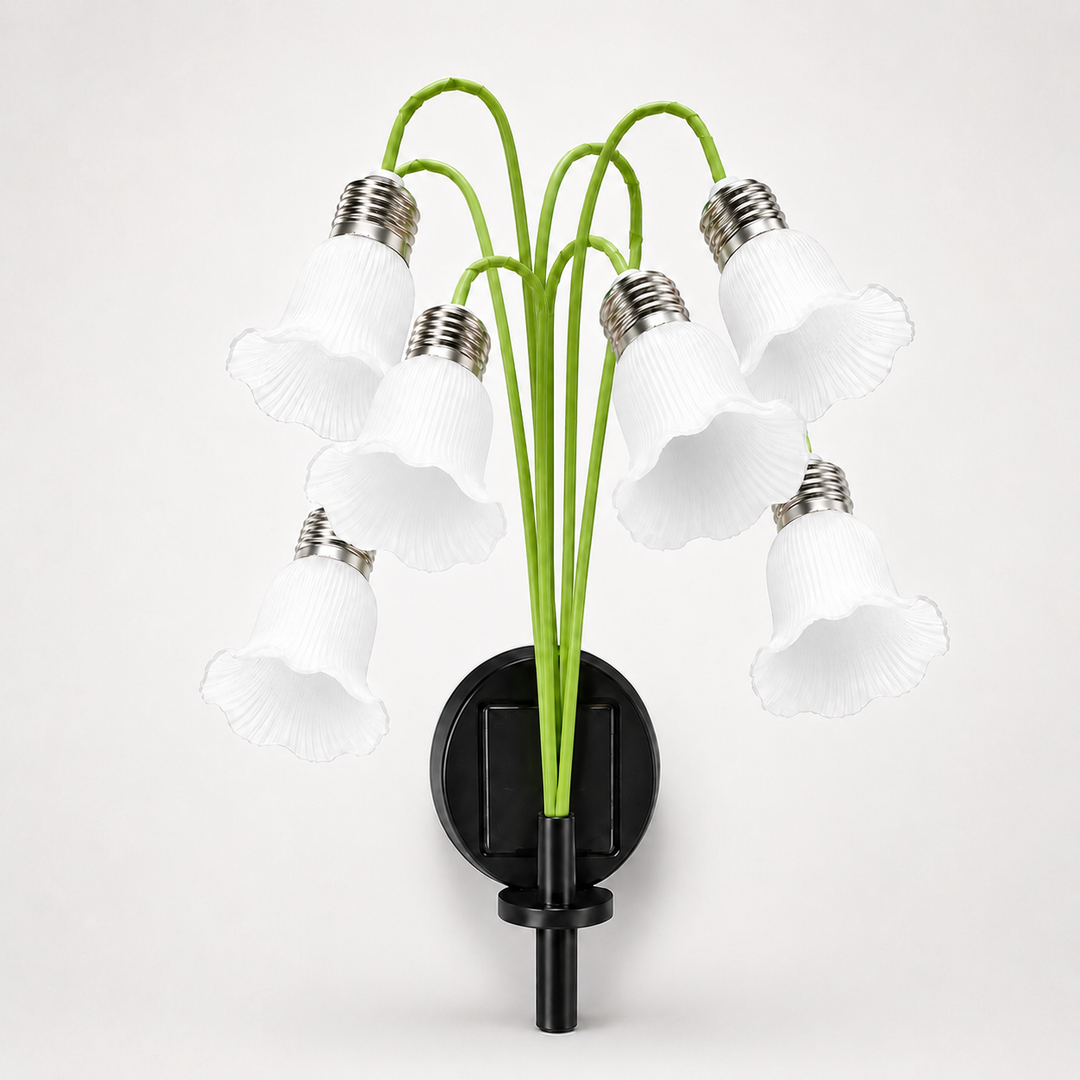Bloomvale Solar Tulip Garden Path Lights - Elena Harper