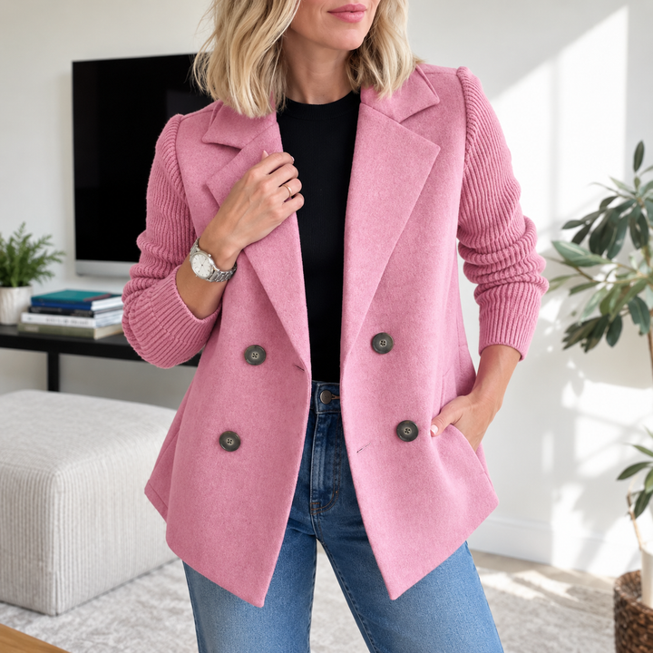 Tasha™ | Comfortable Blazer Jacket with Knitted Sleeves