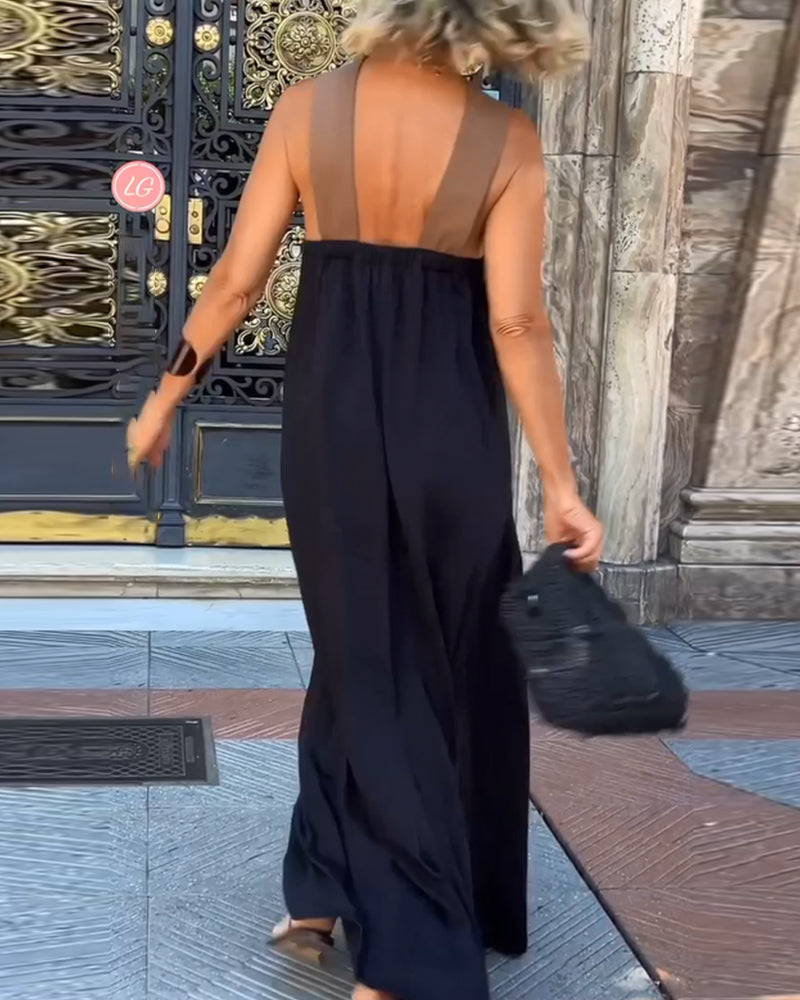 Senna - Casual Dress with Cross Band