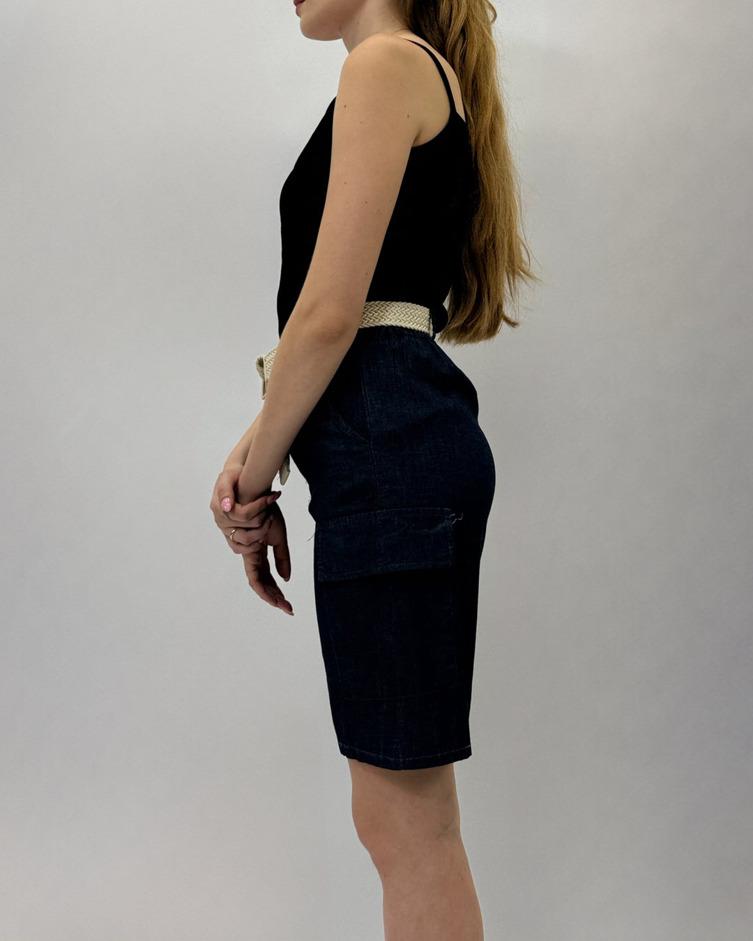 Olivia™  |  soft luxurious fabrics Cargo Shorts Belt
