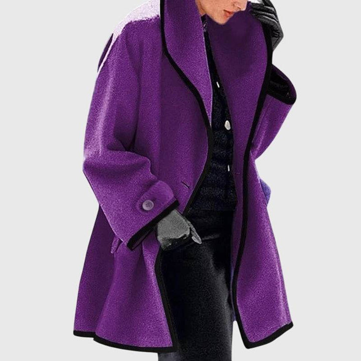 Elegant Emma & Rose Maria™ jacket in soft, luxurious fabrics featuring a trendy, sophisticated design.