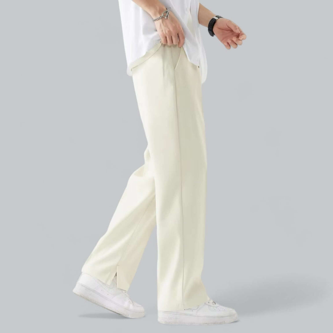 Men's Straight Leg Trousers, view 8 - Elena Harper