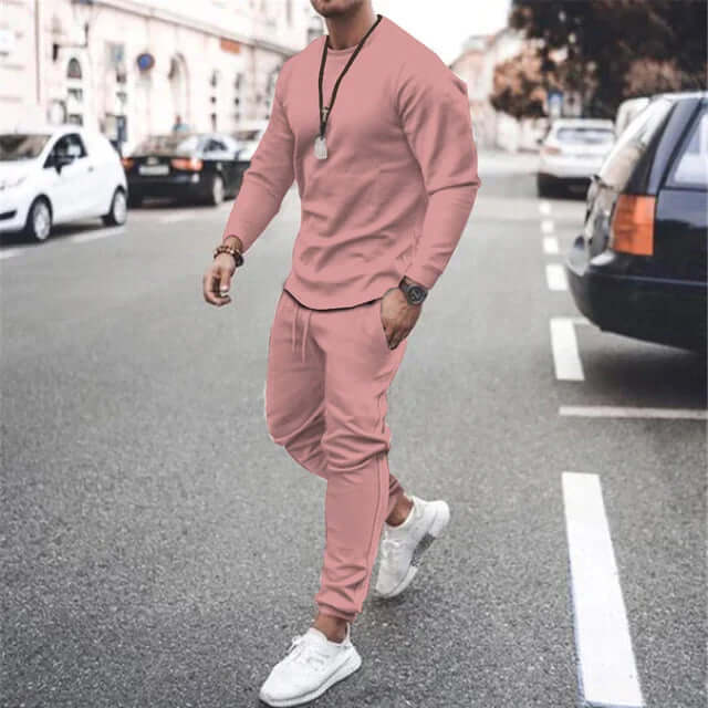 Men's Soft Loungewear Set, view 6 - Elena Harper