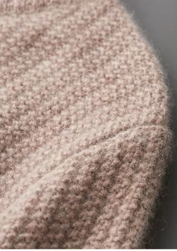 Emma & Rose heavyweight cashmere crewneck sweater — premium winter knitwear