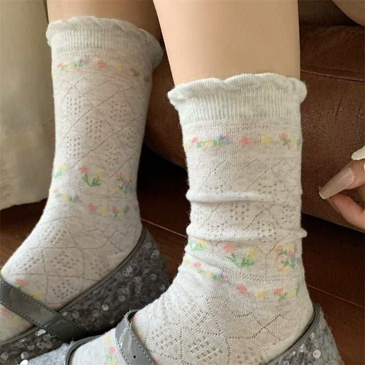 Casual Floral Socks