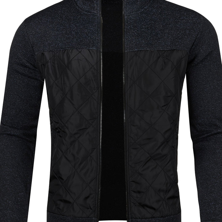 LAURENT MONACO | HIGH COLLAR ZIPPER JACKET FOR MEN